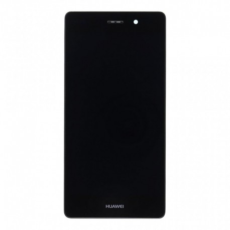 Huawei P8 Lite LCD Display Pantalla + Touch Táctil + Carcasa Frontal Negra