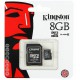 Tarjeta de Memoria Kingston 8 GB Clase 10
