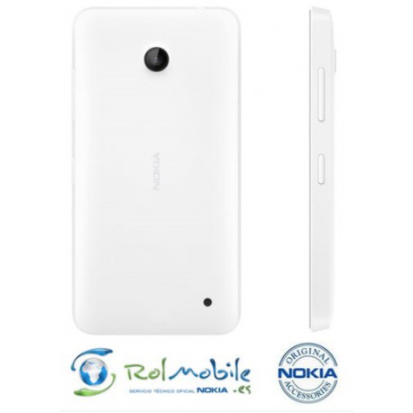 CC-3079 Blanca / White Carcasa Trasera Tapa Batería para Nokia Lumia 630