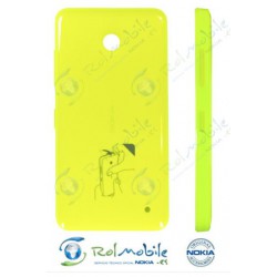 CC-3079 Amarillo Brillante / Yellow Bright Carcasa Trasera Tapa Batería para Nokia Lumia 630 / 635 - Bulk - SR
